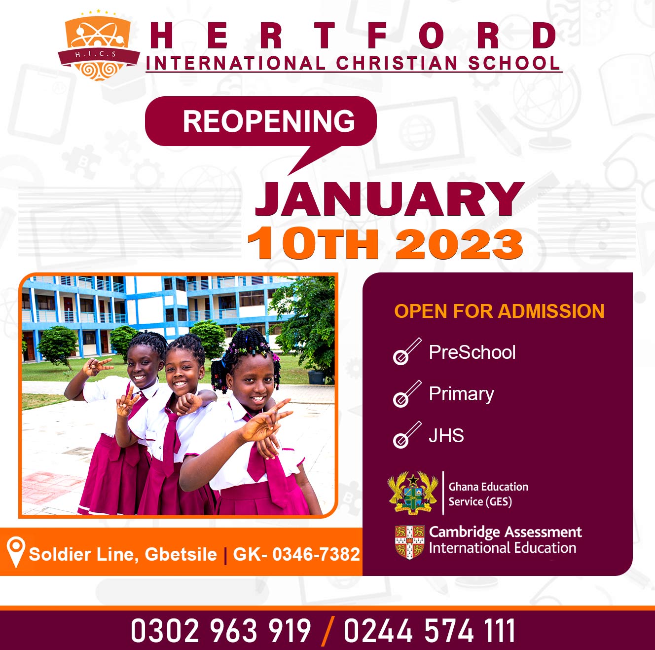 HICS-REOPEN-first-term-2023 Reopening 1st term 2023